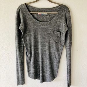Free People beach grey thermal long sleeve